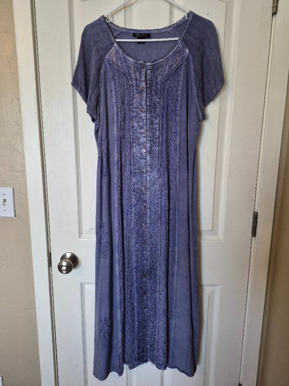 Flower (brand) Maxi Dress Embroidery Embellished